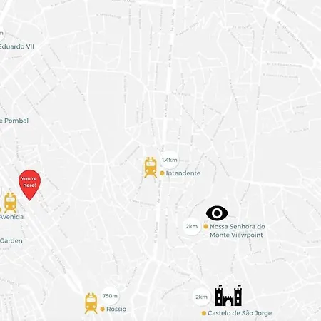 Διαμέρισμα Vibrant Liberdade Living *